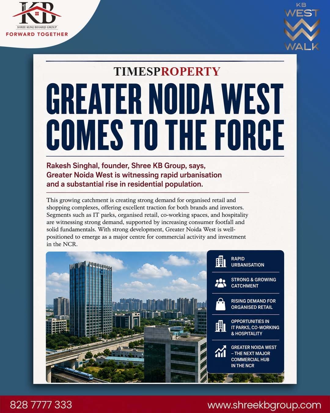 Greater Noida West Comes to the Force - Times Property